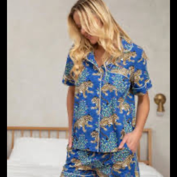 Printfresh Other - Print Fresh Bagheera
Leopard Pajama Top Sleep Shirt